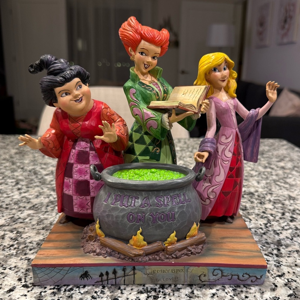 Jim Shore “I Put a Spell on You” Hocus Pocus Sanderson Sisters Statuette